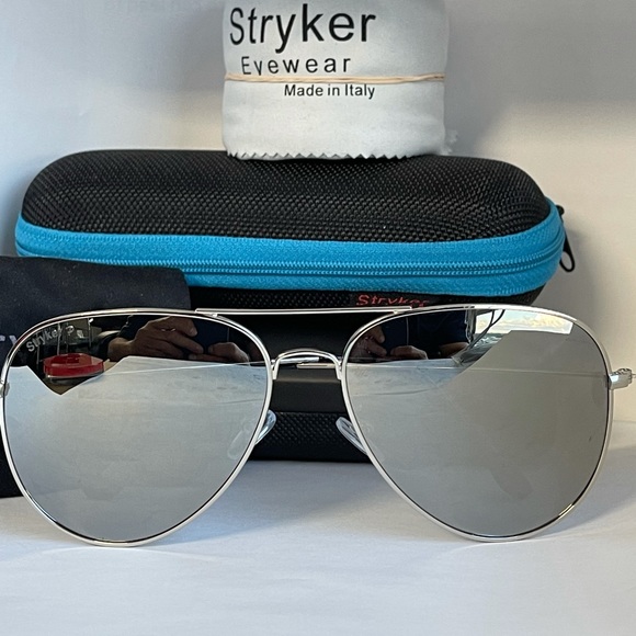 Stryker Polarized Other - New Stryker Aviator Polarized Sunglass ST06212 SiL